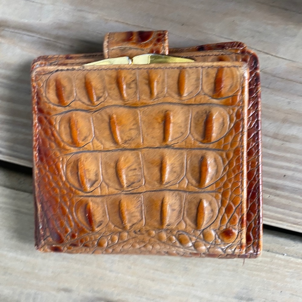 Brahmin Toasted Almond Bifold Wallet